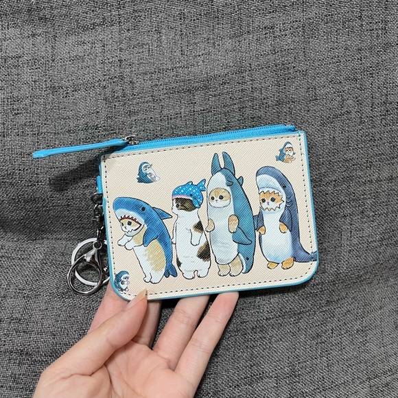 Mofusand ID Cardholder Coin Purse Wallet - Picture 2 of 3